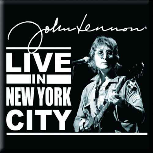 John Lennon Fridge Magnet: Live in New York City