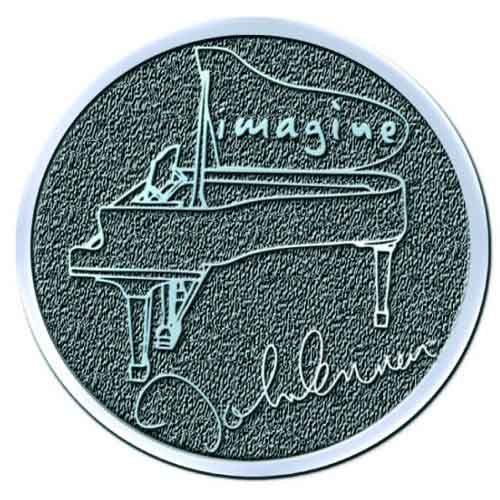 John Lennon Pin Badge: Imagine HiChrome