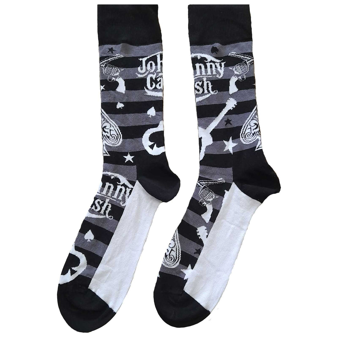 Guitars 'n Guns Unisex Ankle Socks (UK Size 7 - 11) | Johnny Cash