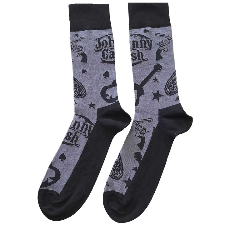 Guitars 'n Guns Unisex Ankle Socks (UK Size 7 - 11) | Johnny Cash