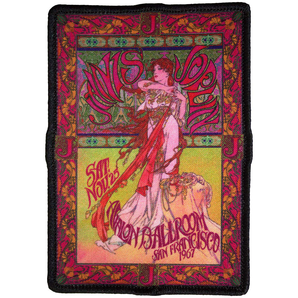 Janis Joplin Standard Patch: Avalon Ballroom