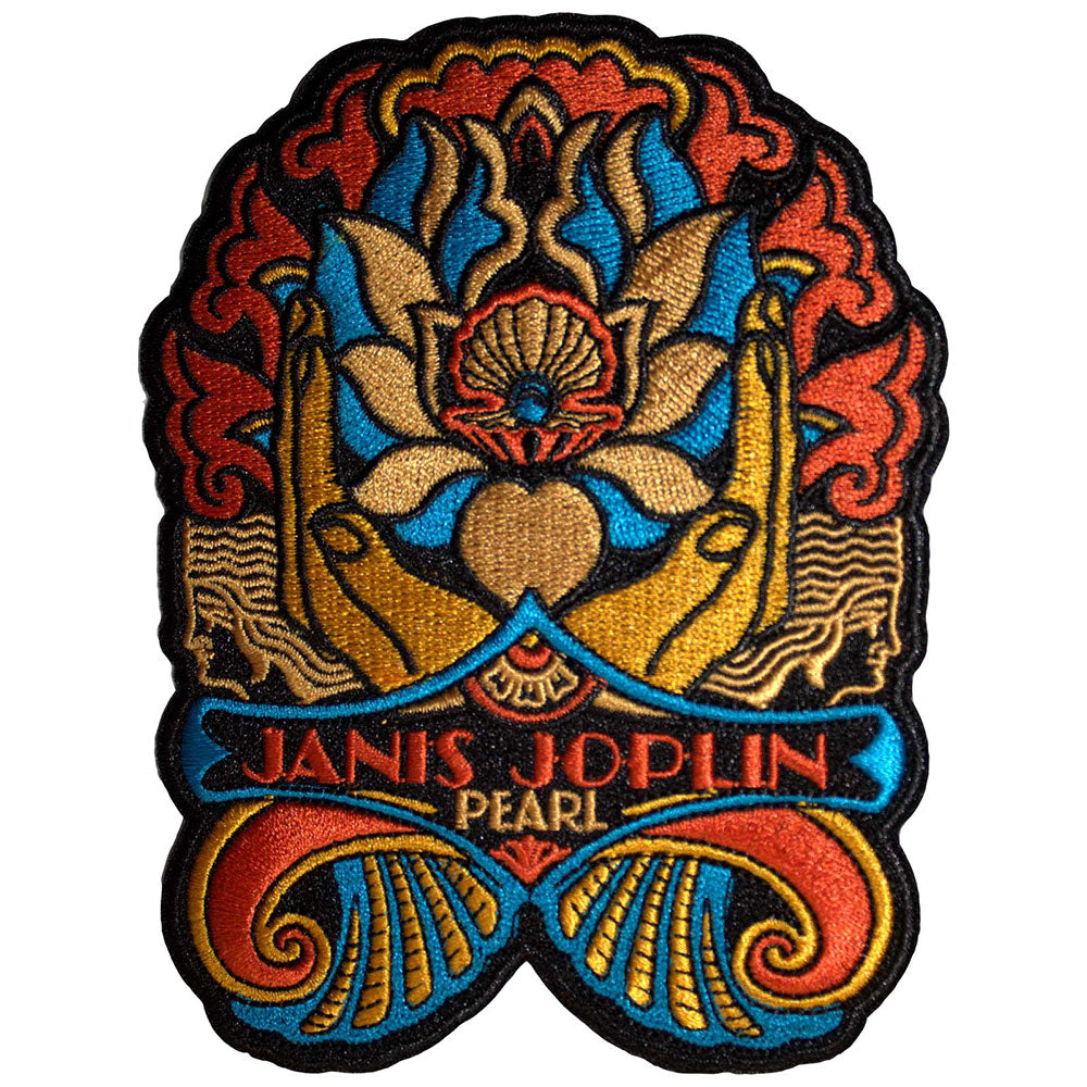 Janis Joplin Standard Patch: Pearl Nouveau