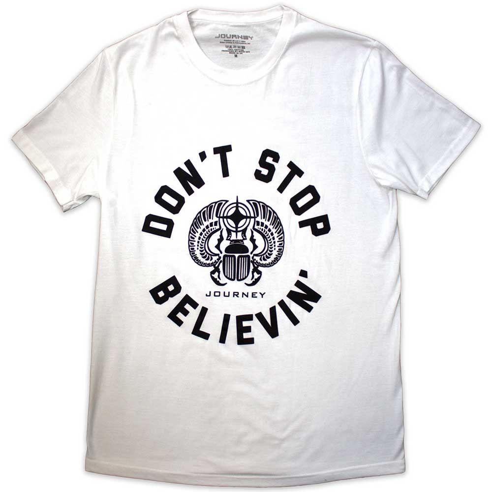 Journey Unisex T-Shirt: Believin' (White)