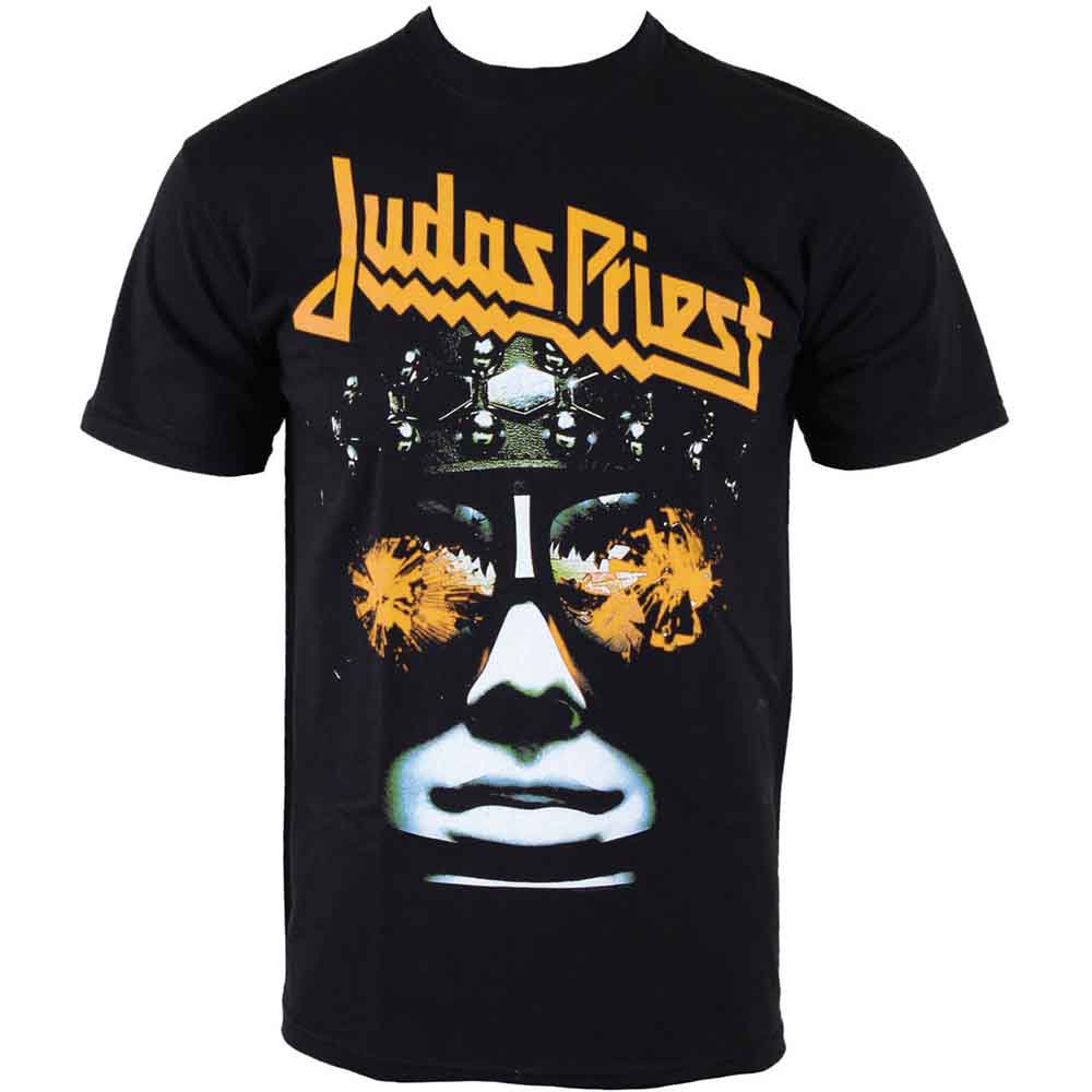 Judas Priest Unisex T-Shirt: Hell-bent (Black) (Puff Print) (XX-Large)