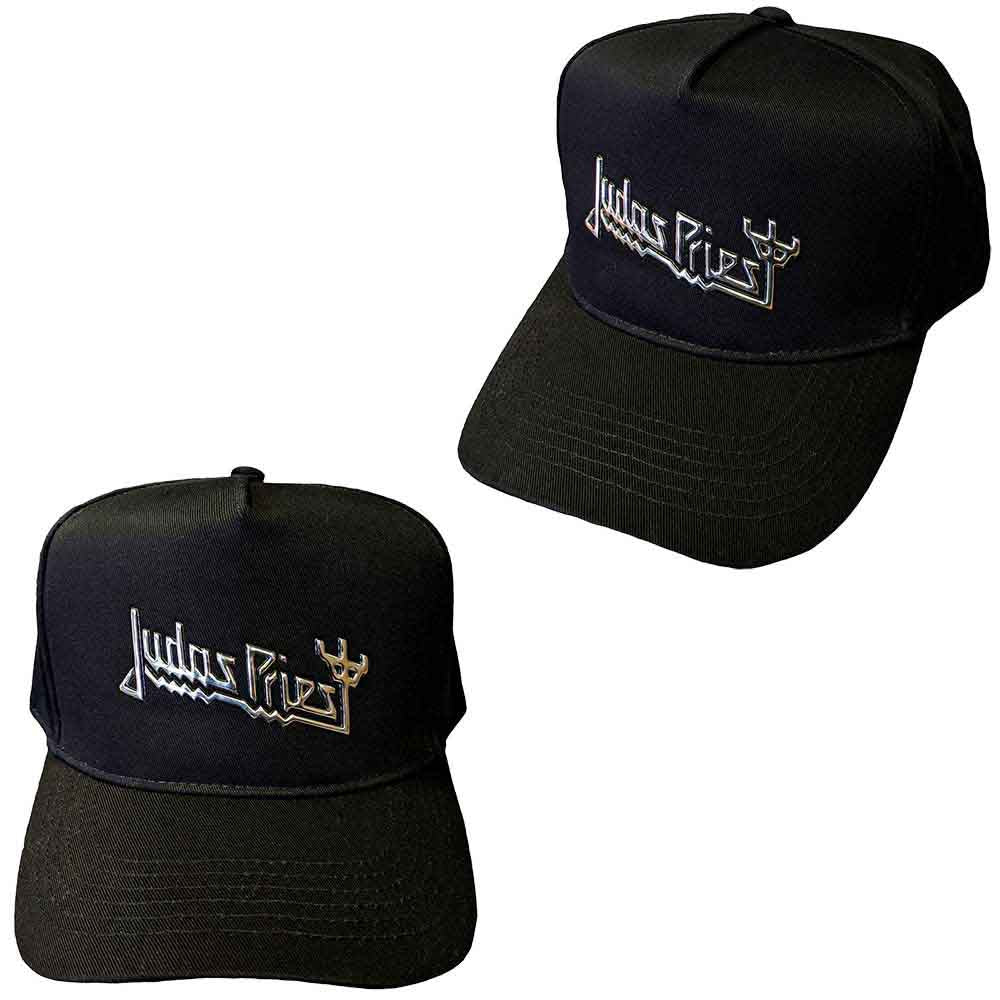 Judas Priest Unisex Baseball Cap: Sonic Silver Logo (Black)