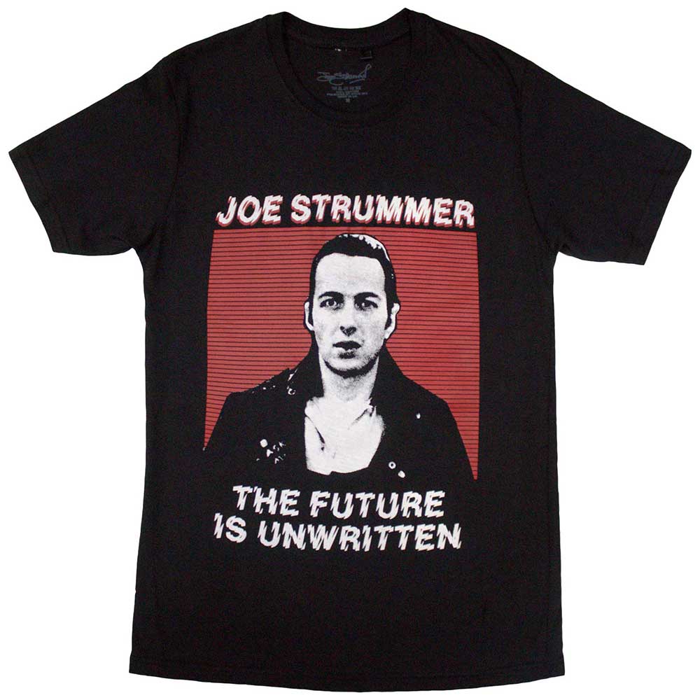 Joe Strummer Unisex T-Shirt: The Future Is Unwritten (Black)