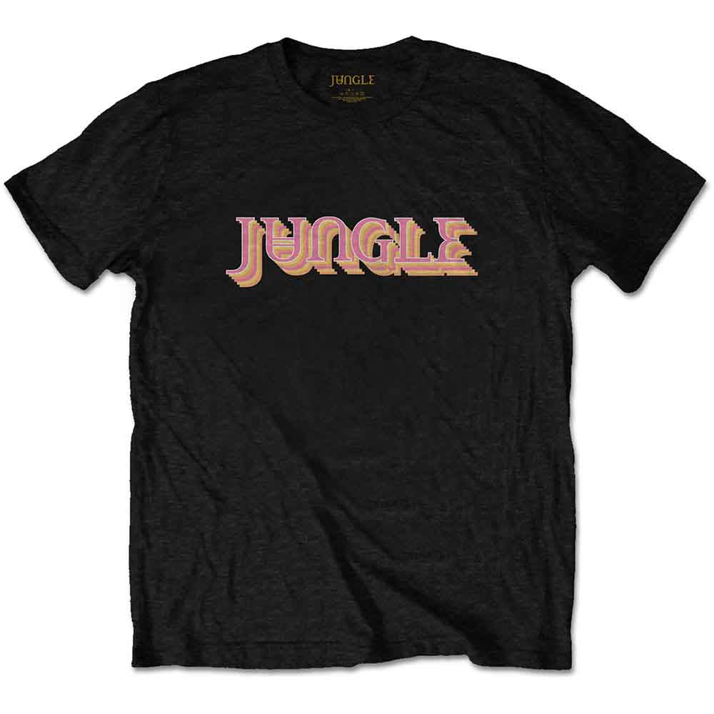 Jungle Unisex T-Shirt: Colour Logo (Black)