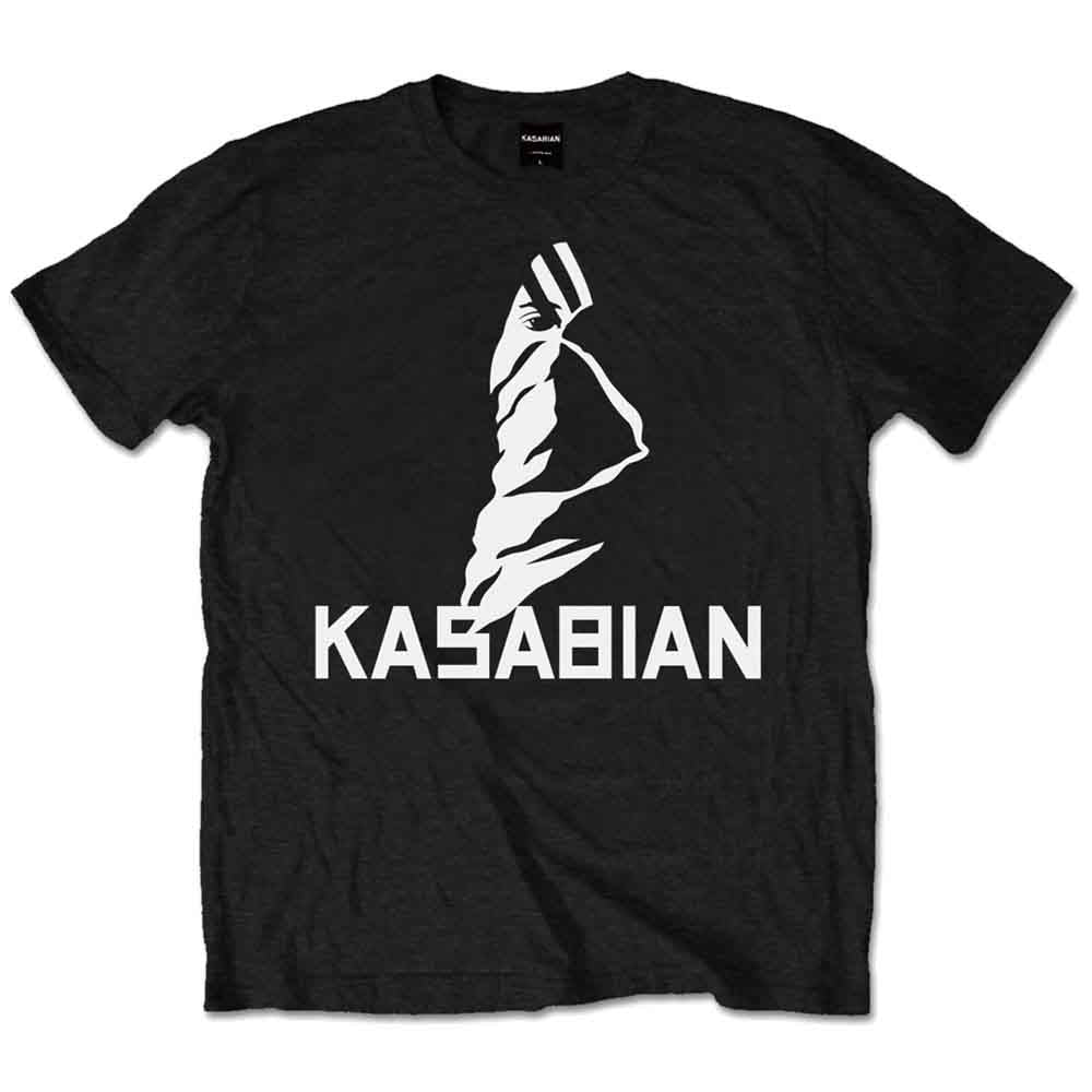 Kasabian Unisex T-Shirt: Ultra Face (Black)