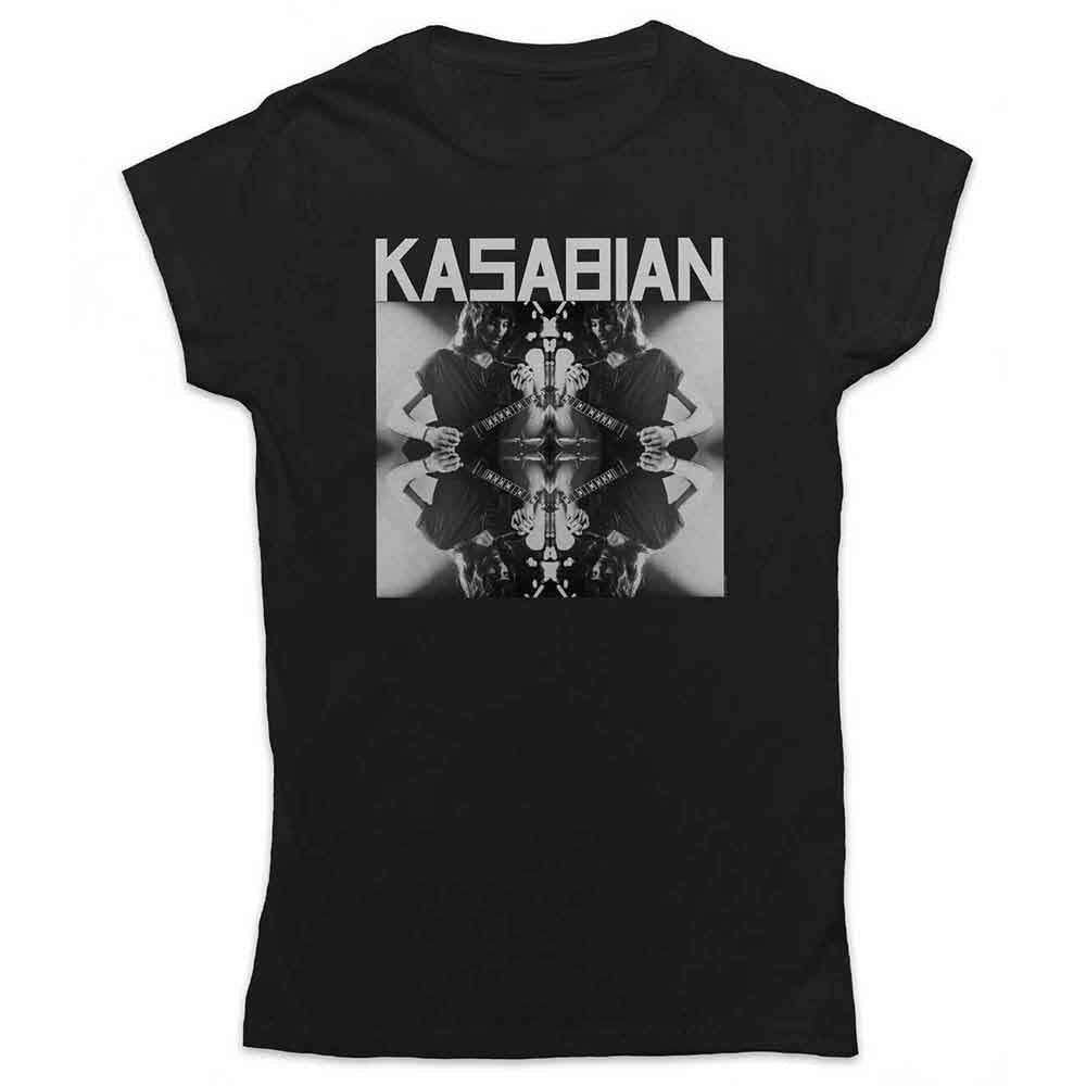 Kasabian Ladies T-Shirt: Solo Reflect (Black)