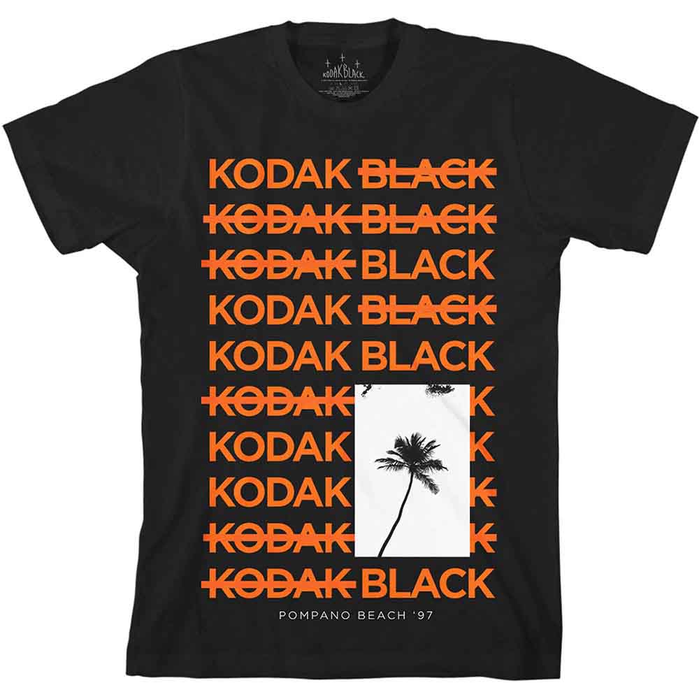 Kodak Black Unisex T-Shirt: Palm (Black)