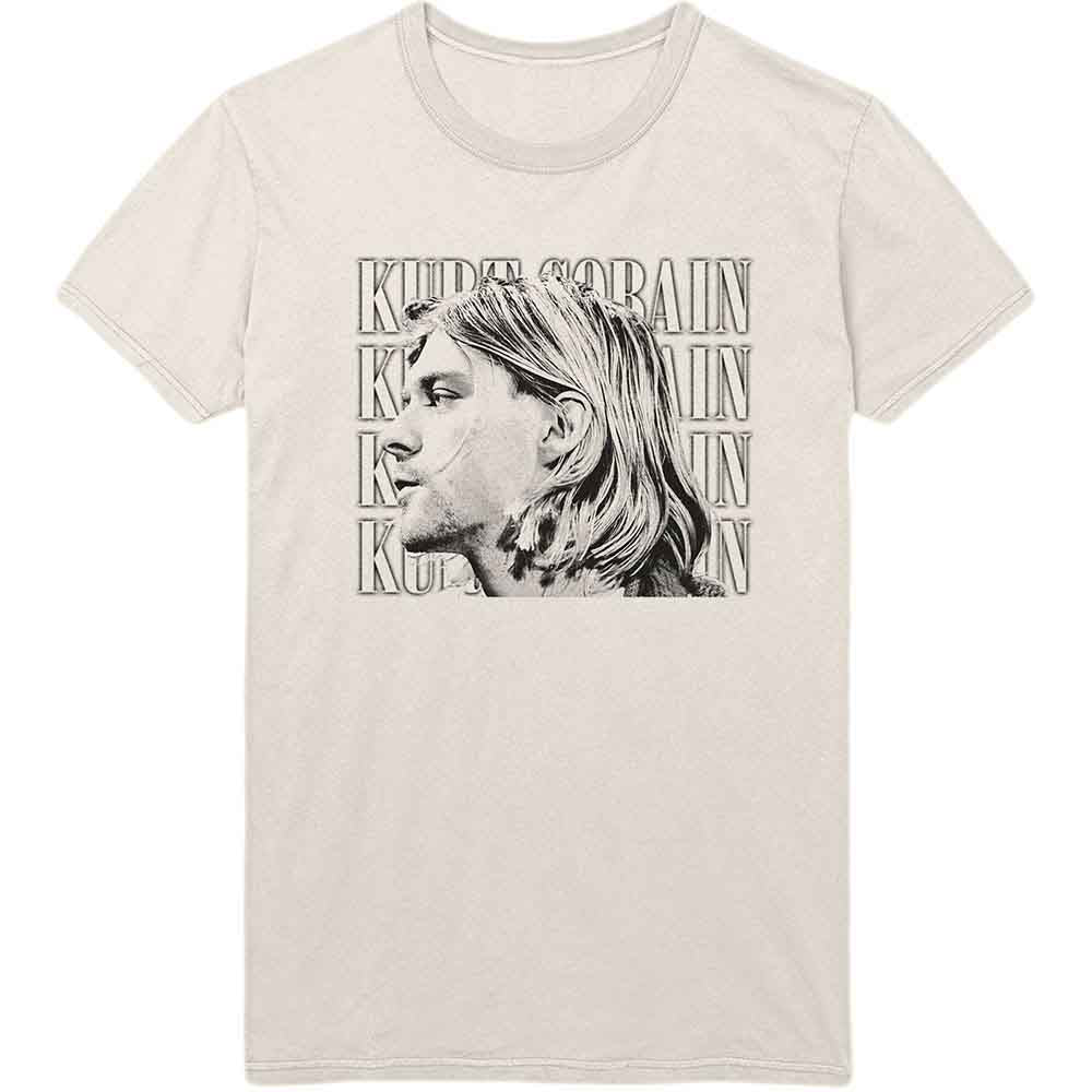 Kurt Cobain Unisex T-Shirt: Contrast Profile (Natural)