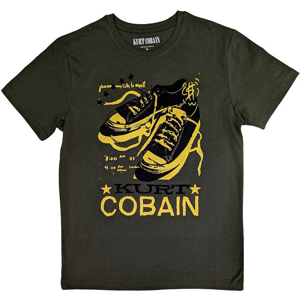 Kurt Cobain Unisex T-Shirt: Converse (Green)