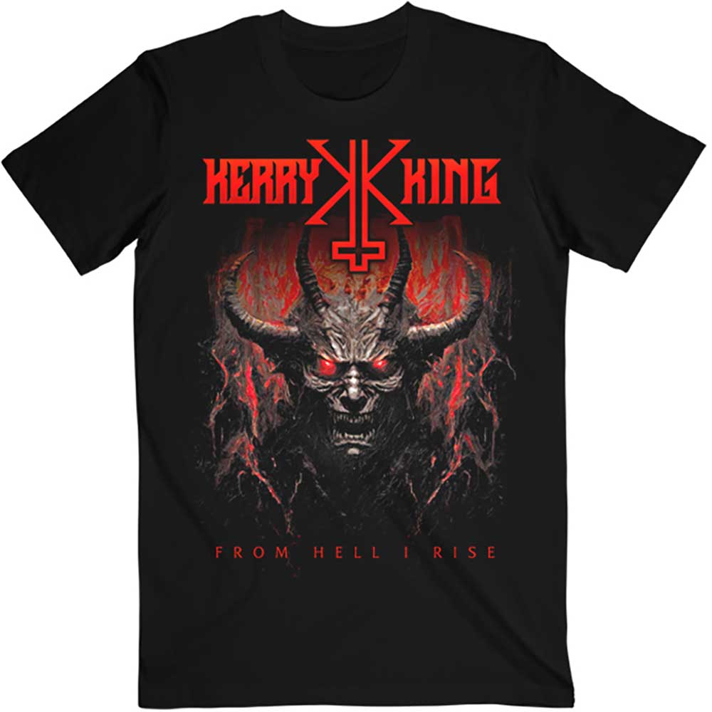 Kerry King Unisex T-Shirt: From Hell I Rise Cover (Black)