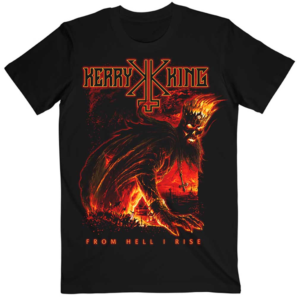 Kerry King Unisex T-Shirt: From Hell I Rise Hell King (Black)