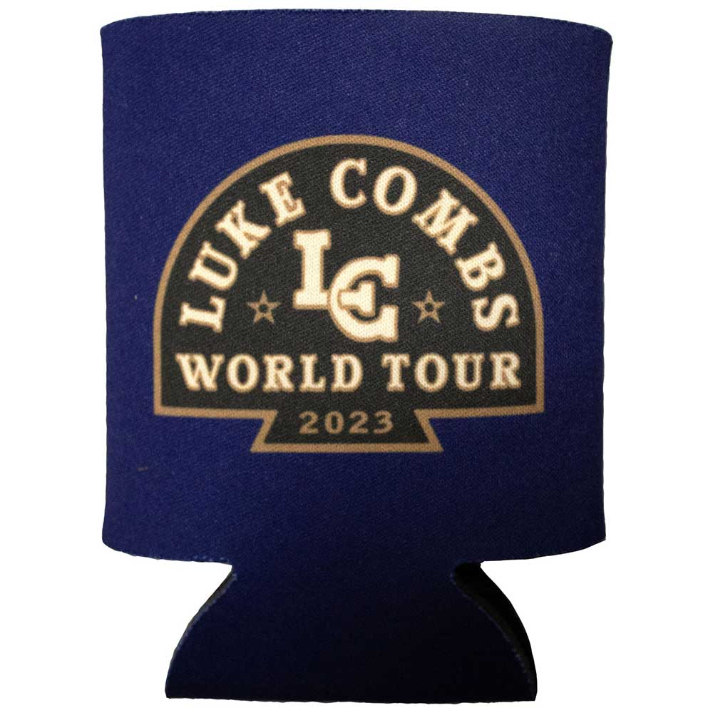 Luke Combs Koozie: Tour '23 (Navy Blue) (Ex-Tour)