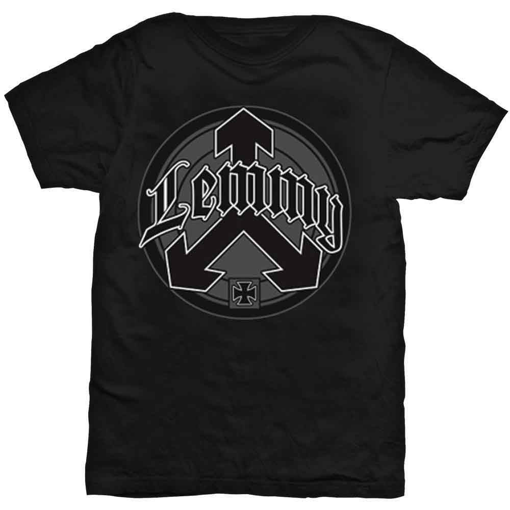 Lemmy Unisex T-Shirt: Arrow Logo (Black)