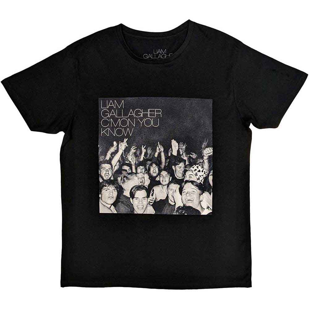 Liam Gallagher Unisex T-Shirt: C'mon You Know (Black)