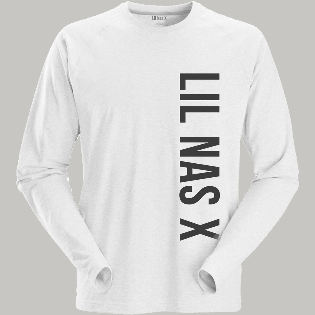 Vertical Text Unisex Long Sleeve T-Shirt | Lil Nas X