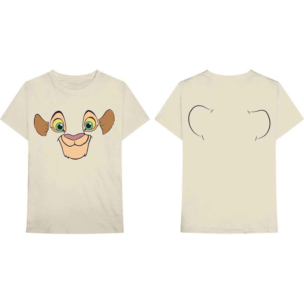Disney Unisex T-Shirt: The Lion King Nala (Natural) (Back Print)