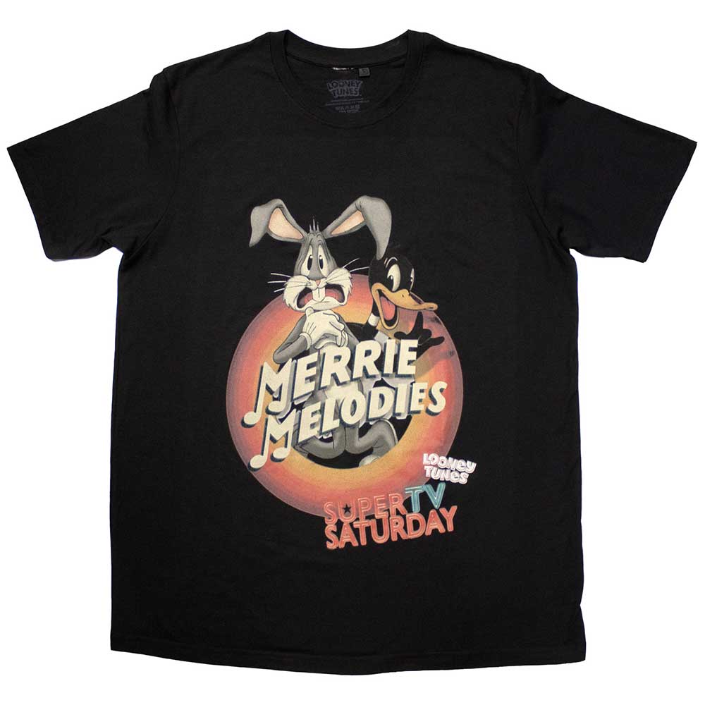 Looney Tunes Unisex T-Shirt: Merrie Melodies (Black)