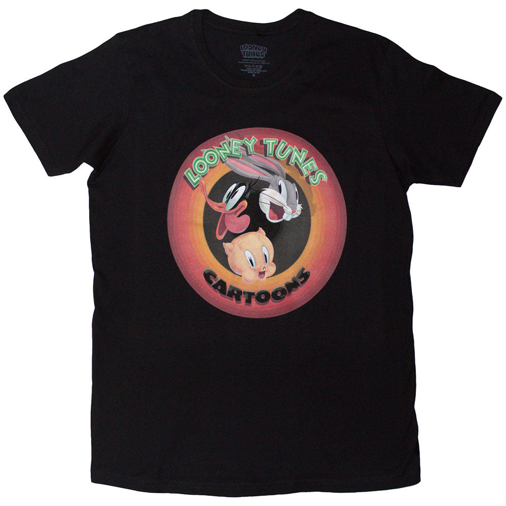 Looney Tunes Unisex T-Shirt: Cartoons (Black)