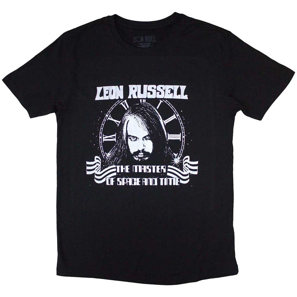 Leon Russel Unisex T-Shirt: Space & Time (Black)