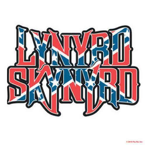Lynyrd Skynyrd Single Cork Coaster: Flag