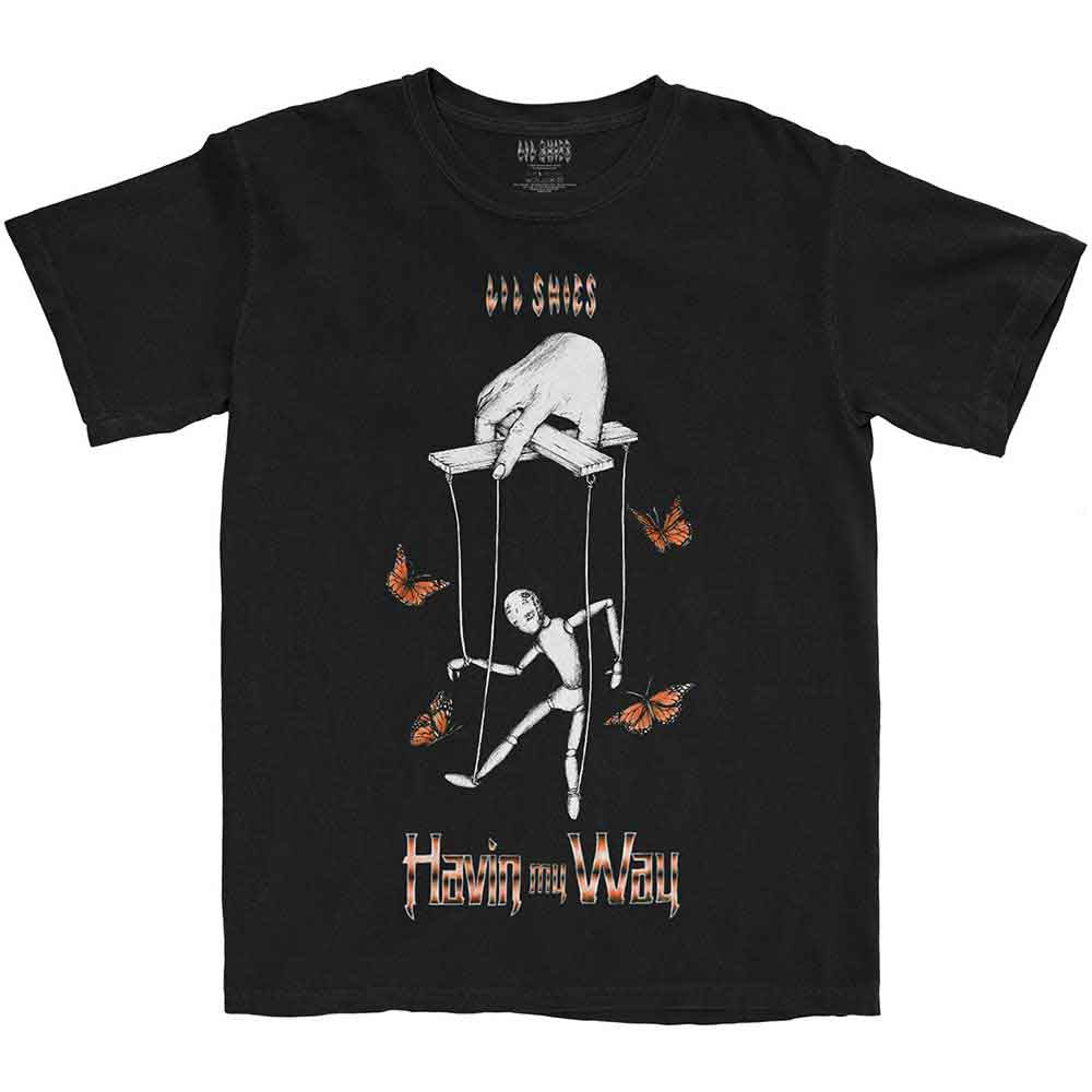 Lil Skies Unisex T-Shirt: Butterfly Puppet (Black)