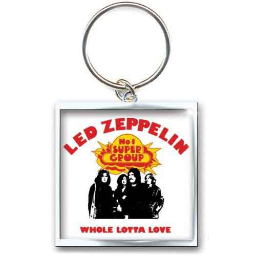 Led Zeppelin Keychain: Whole Lotta Love (Photo Print)