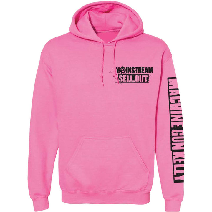 Pink Face (Back & Sleeve Print) Unisex Pullover Hoodie | Machine Gun Kelly