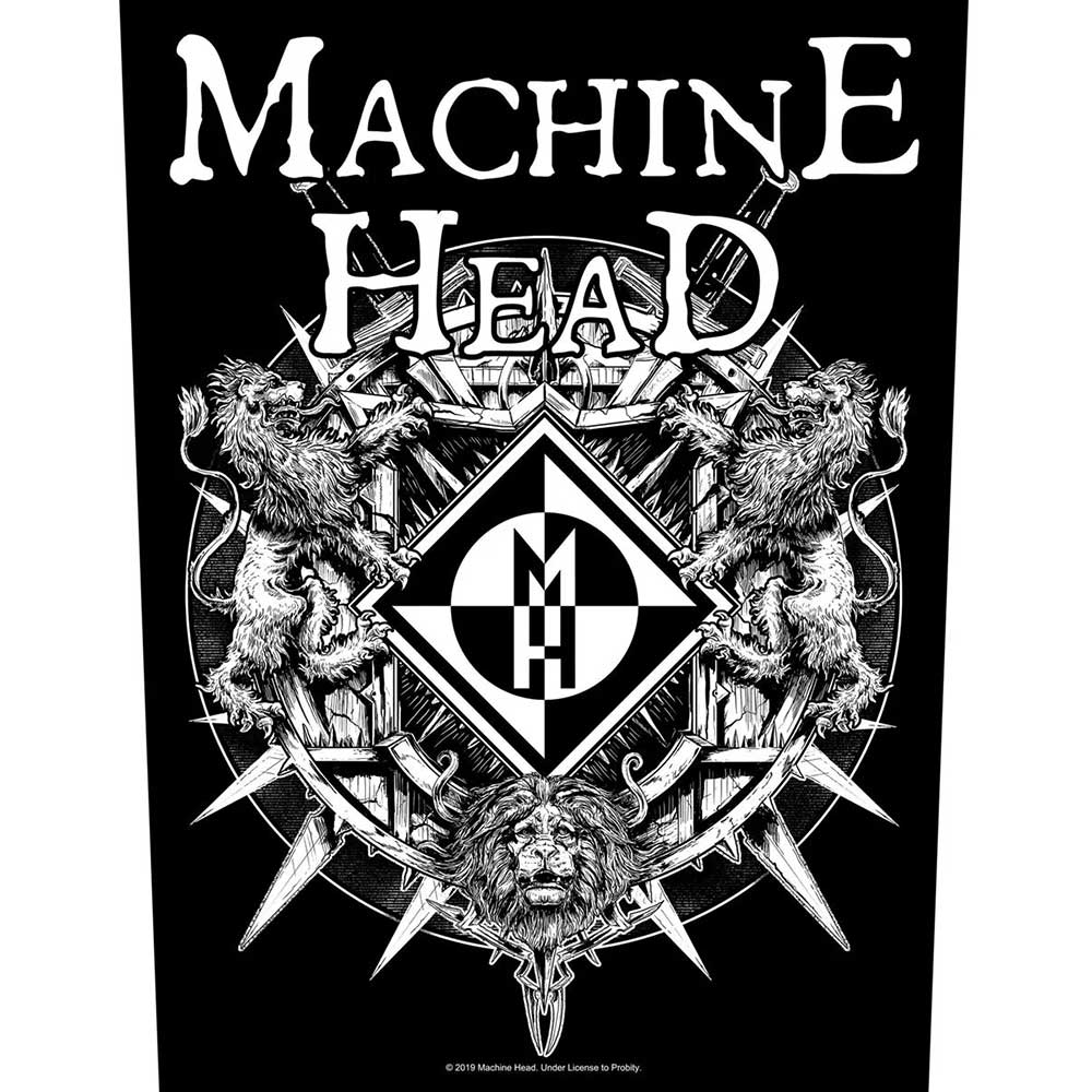 Crest With Swords Back Patch | Machine Head
