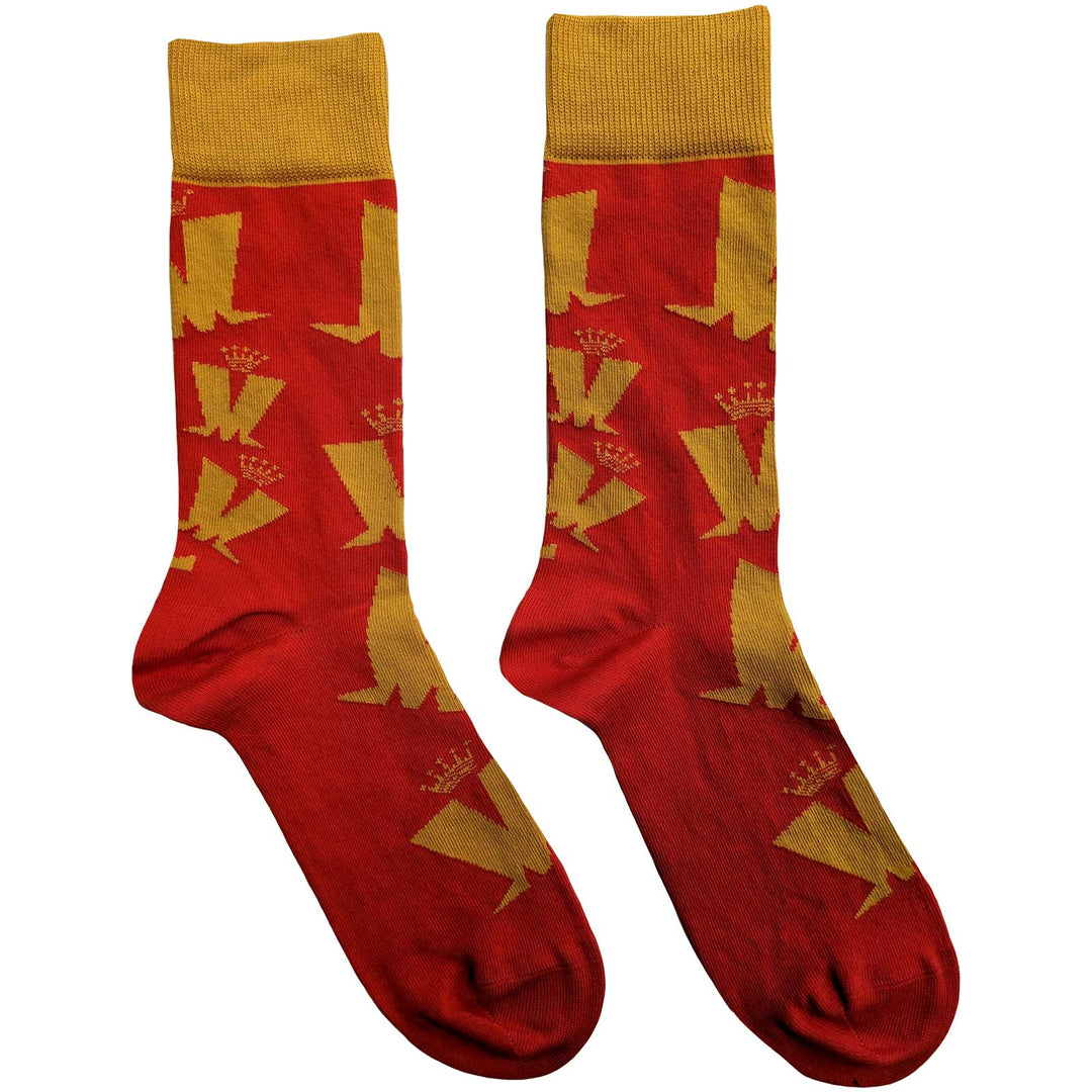 Crown & M Pattern Unisex Ankle Socks (UK Size 7 - 11) | Madness