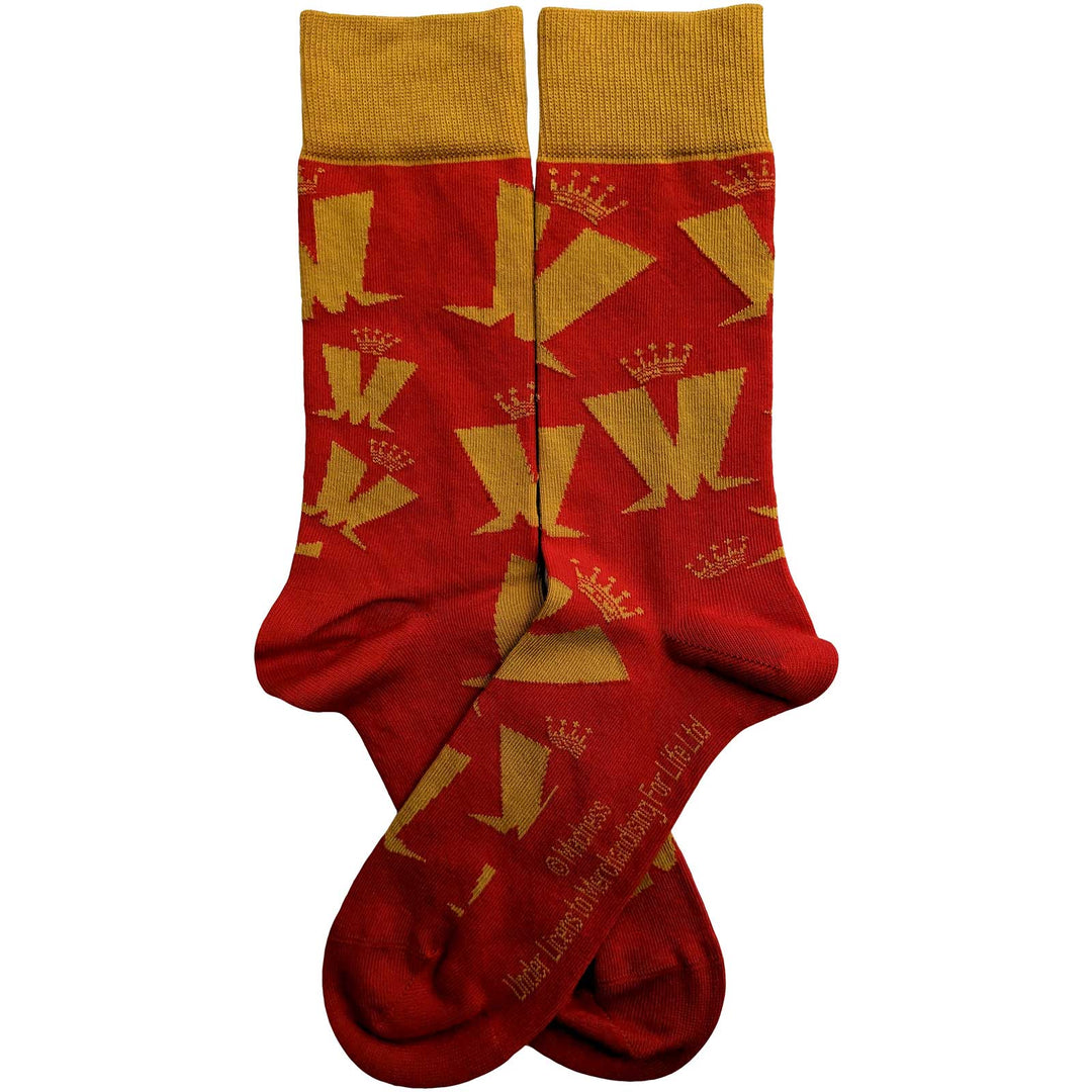 Crown & M Pattern Unisex Ankle Socks (UK Size 7 - 11) | Madness