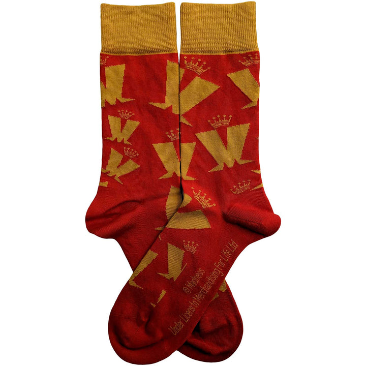 Crown & M Pattern Unisex Ankle Socks (UK Size 7 - 11) | Madness