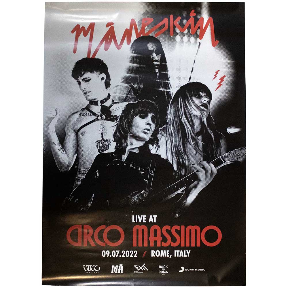 Maneskin  Poster: Live At Circo Massimo 2022  (Ex-Tour)