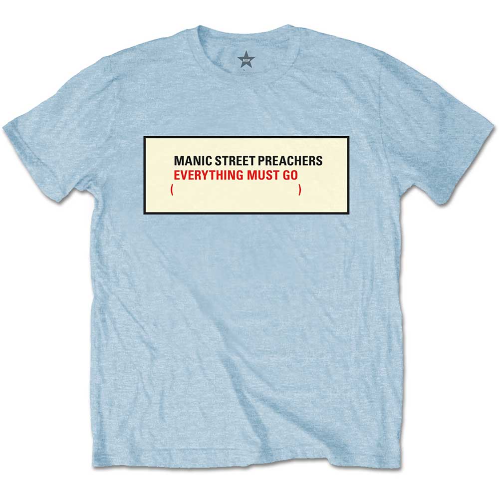 Everything Must Go Unisex T-Shirt | Manic Street Preachers
