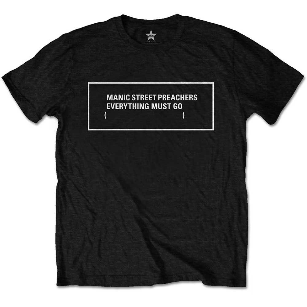 Everything Must Go Monochrome Unisex T-Shirt | Manic Street Preachers
