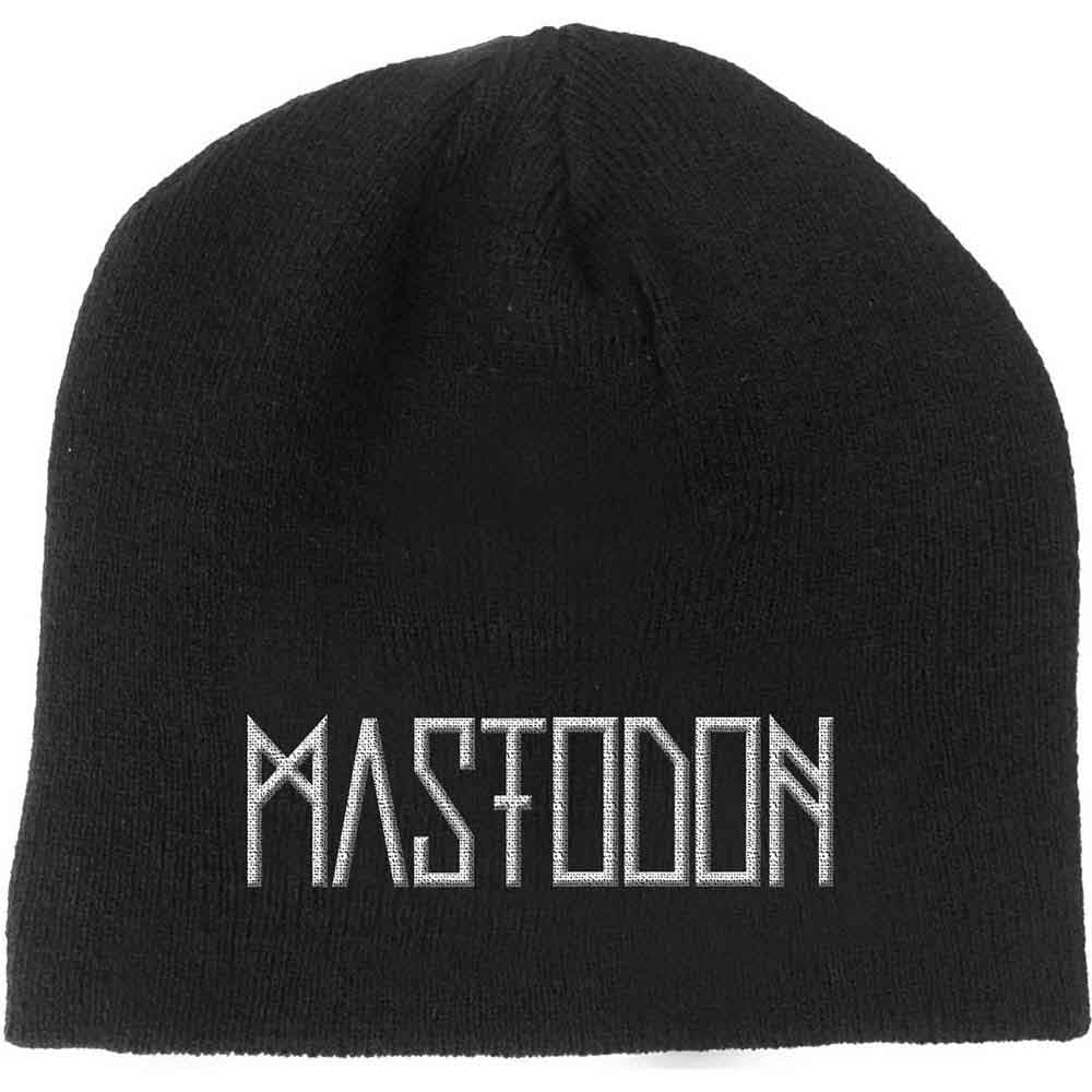 Mastodon Unisex Beanie Hat: Logo (Black)