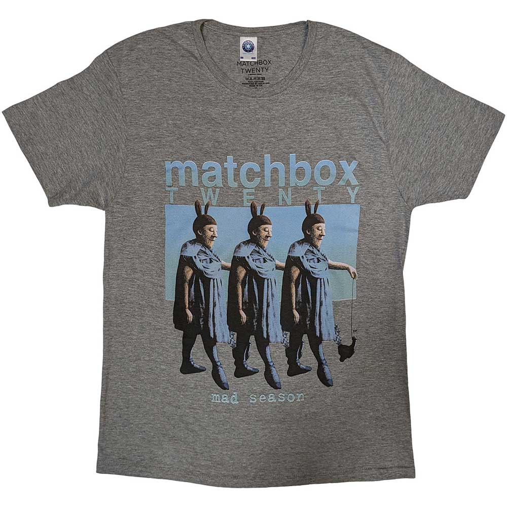 Matchbox Twenty Unisex T-Shirt: Mad Season (Grey)