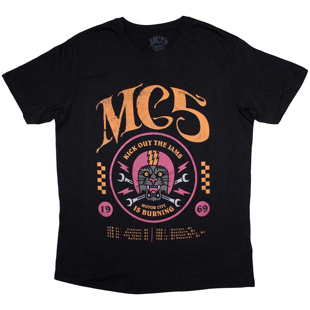 MC5 Unisex T-Shirt: 1969 (Black)