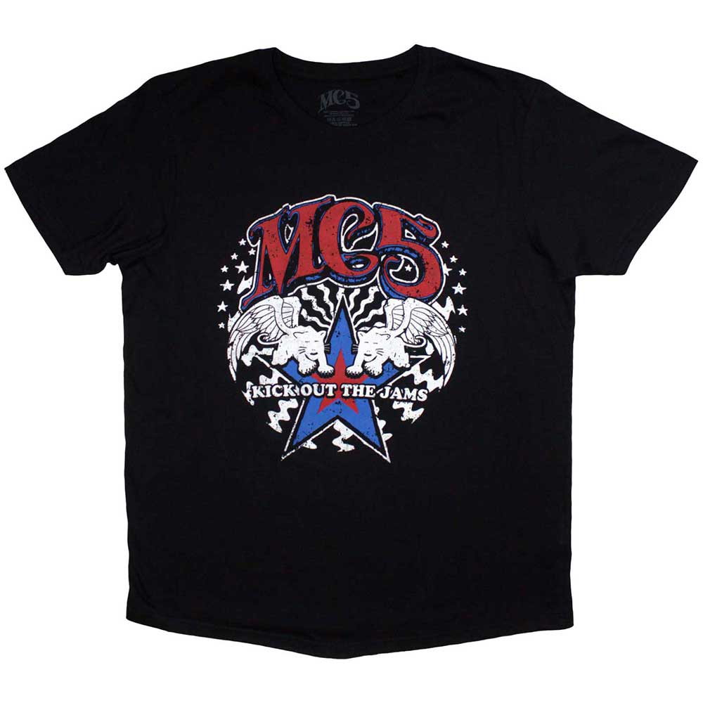 MC5 Unisex T-Shirt: Star (Black)