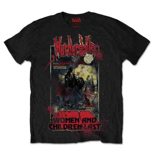 Murderdolls Unisex T-Shirt: 80s Horror Poster (Black)