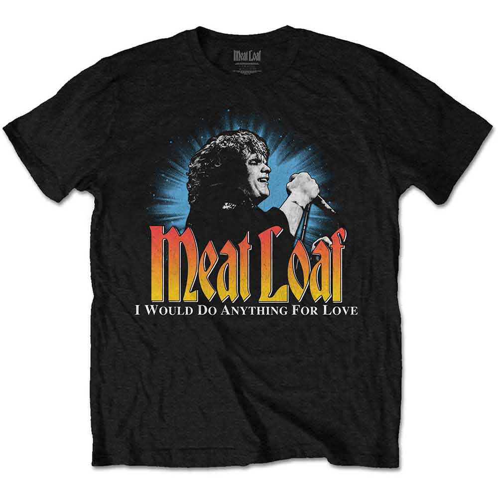 Meat Loaf Unisex T-Shirt: Live (Black)