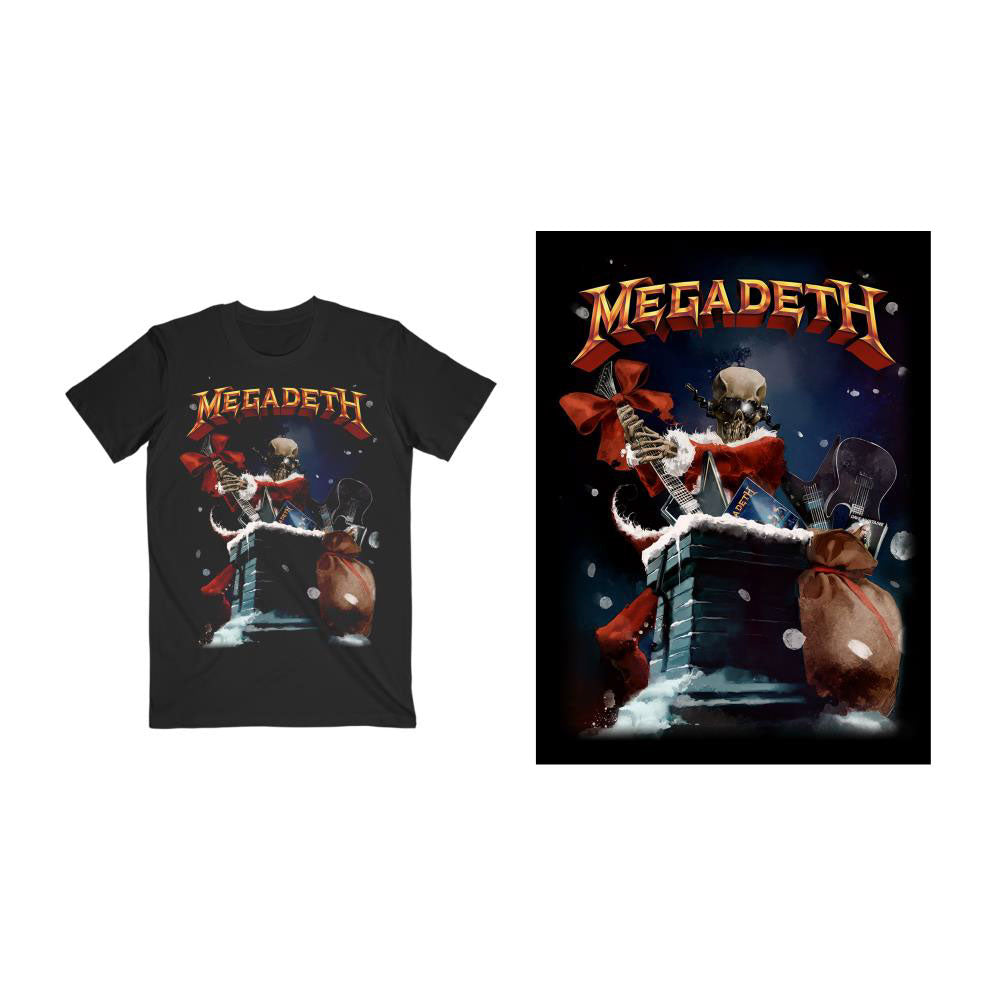 Santa Vic Chimney Unisex T-Shirt | Megadeth