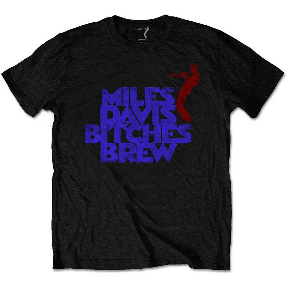 Miles Davis Unisex T-Shirt: Bitches Brew Vintage (Black)