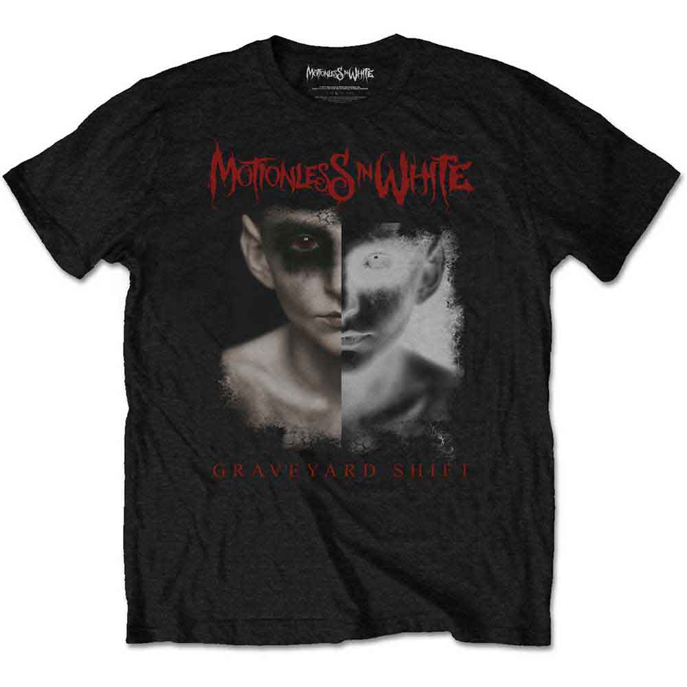 Motionless In White Unisex T-Shirt: Split Screen (Black)