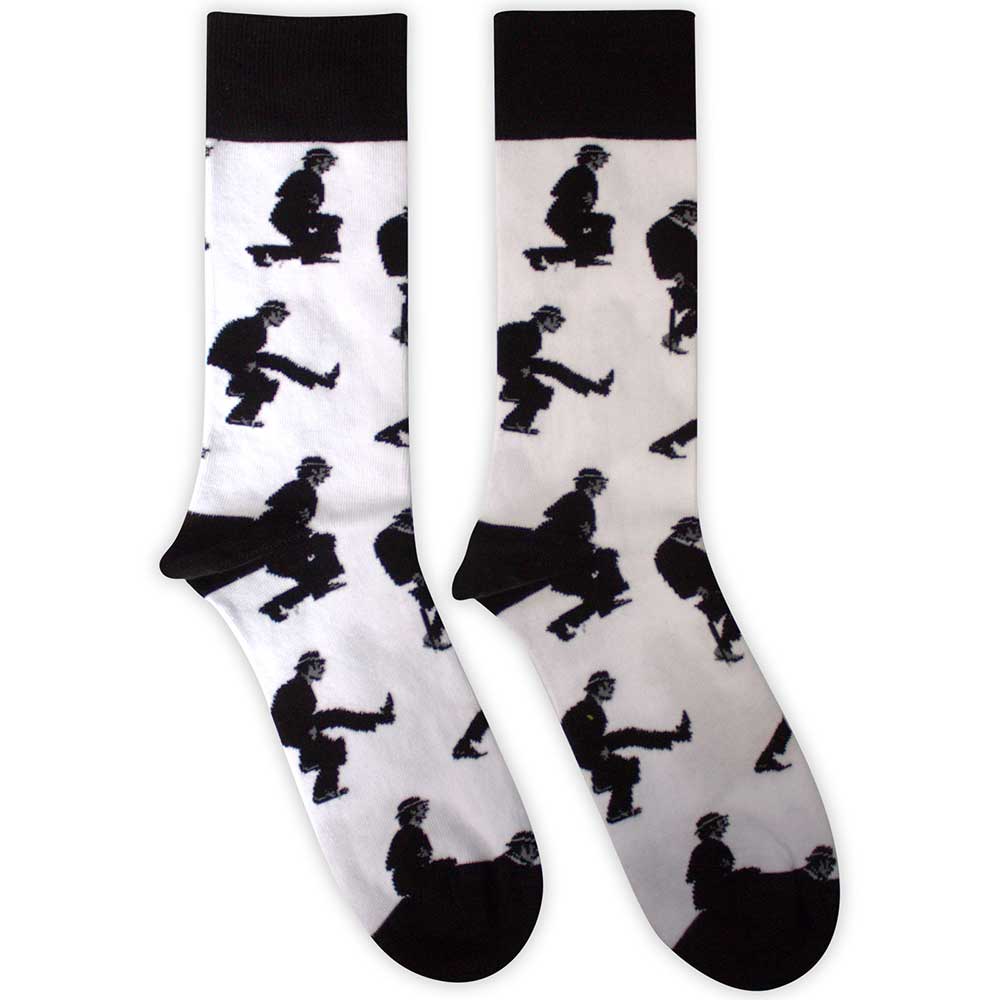 Monty Python Unisex Ankle Socks: Silly Walks (White)