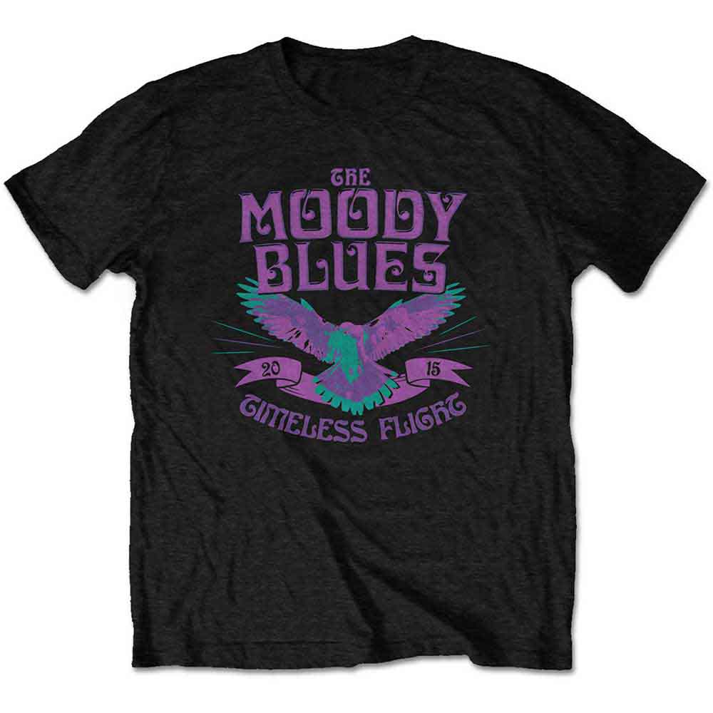 The Moody Blues Unisex T-Shirt: Timeless Flight (Black)