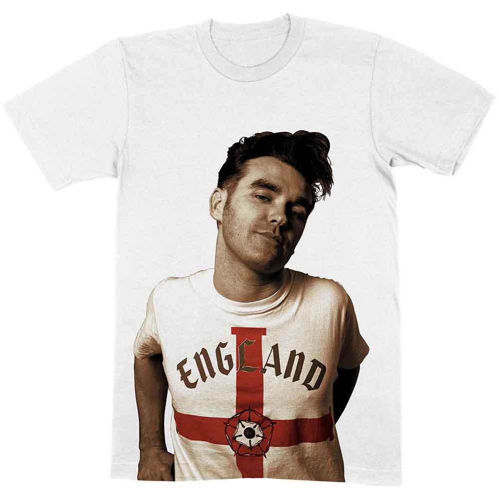 Morrissey Unisex T-Shirt: Glamorous Glue (White)