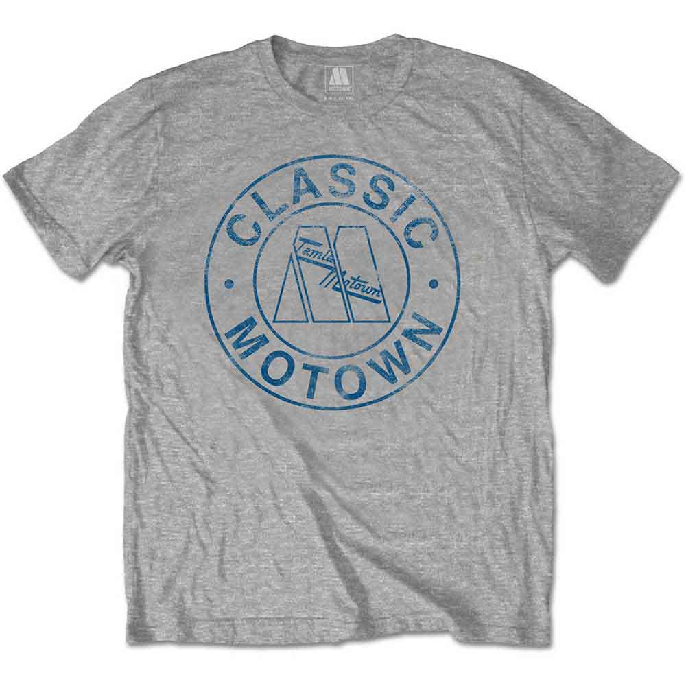 Motown Records Unisex T-Shirt: Classic Circle (Marl Grey)